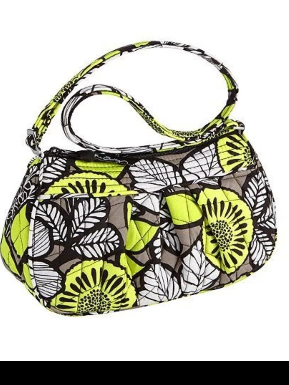Vera Bradley Frannie Citron Adjustable  Crossbody Bag